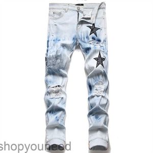 Jeans jeans concepteur pour hommes pour hommes pantalons masculin blanc rock noir revival jean biker pantal