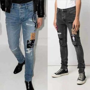 Jeans pour hommes du concepteur de pattes de concepteur ouverte fourche serre capris pantalon en denim Ajouter enlecempen épaississeur de pantalon de jean slinqueux chaud