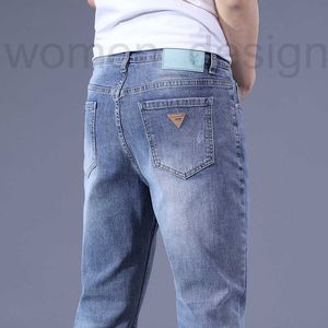 Jeans Hommes Jeans Designer Jeans Hommes Pantalon Hommes Printemps Nouveau Élastique Petite Jambe Droite Coréen Mince Fit 3655 5FC2