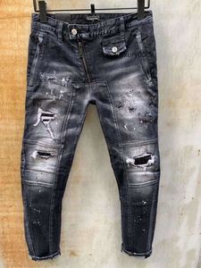 DSQUARED2 D2 DSQ2 Вы Jeans Mens Diseñador de lujo Skinny Rispped Cool Hole Causal Denim Jean Fashion Brand Fit Je Uare 2 S NLF DSquares DSQURADO 2 64L1