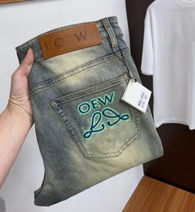 Jeans Mens Stretch Designer Mots Open Fork Fork Capris Denim Swaik Straight Add Fleece épaississer Slincming Jean Pantal