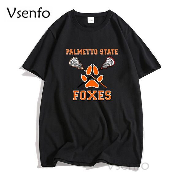 Vaqueros Palmetto State Foxes, camisetas de algodón para hombre, todo para el juego, camiseta de Nora Sakavic, camiseta divertida de cuello redondo, pantalón corto informal, camisetas de manga