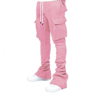 Jeans pantalons hommes S grande taille Cargo Design personnalisé Flare Sweat Street Wear hommes Pile empilé 805