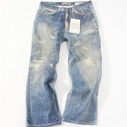 Jeansbroeken Oversized streetwear rechte casual denimbroeken voor heren en dames