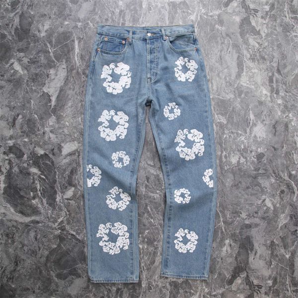 Pantalon Jeans Street Print Haute Qualité 1 Femme
