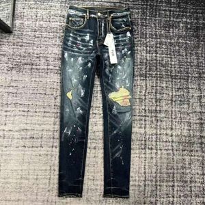 Jeans Paars Merk Modetrend Kusbi Jeans Ontwerper Ksubi Jeans Heren Skinny Jeans Luxe Denim Broek Distressed Ripped Biker Zwarte Jean Slim Fit Jeanss 177