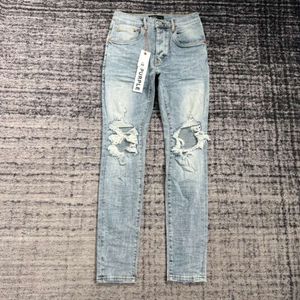 Jeans Violet Designer Je Ksubi Je Slim Fit Pantalon Marque Jnco Je Hole Nouveau Style Baggy Je Broderie Auto Culture Petits Pieds Mode Denim 625