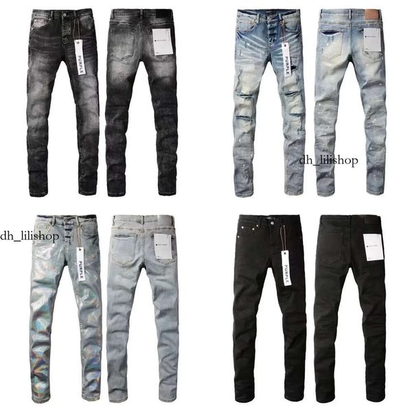 Jeans en jean pourpre designer designer pour hommes jeans violets pour hommes de jean pour hommes