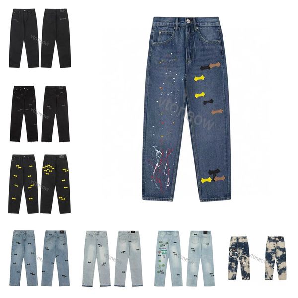 Jeans jeans morados jeans de diseñador para hombre pantalón para mujer ch jeans hombres baggy denim jean europeo chheart pantalones para hombre pantalones biker bordado cruz para tendencia