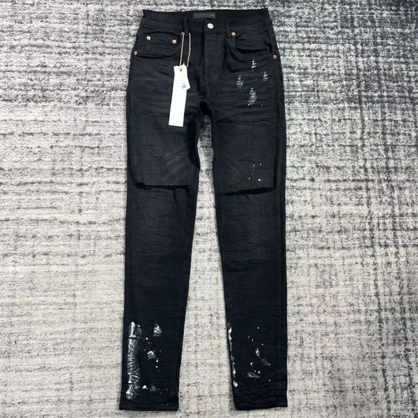 Jeans Violet Hommes Tag Unisexe Mens Designer Ripped Skinny Pantalons Pour Hommes Dhgate Lavé Vieux Vêtements Designer Pantalons Pantalones Hommes Marque De Luxe 626