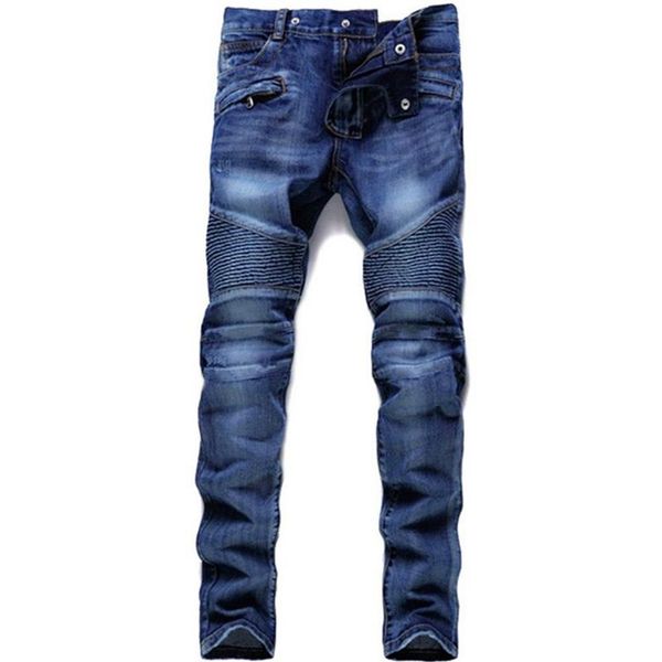 Jeans Rock Renaissance Jeans États-Unis Style de rue Garçons Trou Brodé Jeans Designer Hommes Femmes Fashion208A