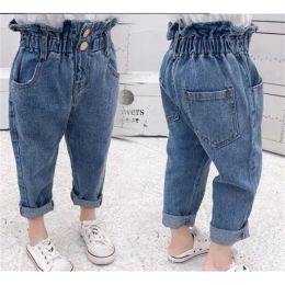 Jeans printemps et automne vestime pour enfants jeans décontractés pantalon pour enfants vêtements bébé filles pantalon crayon jeans filles sh190907