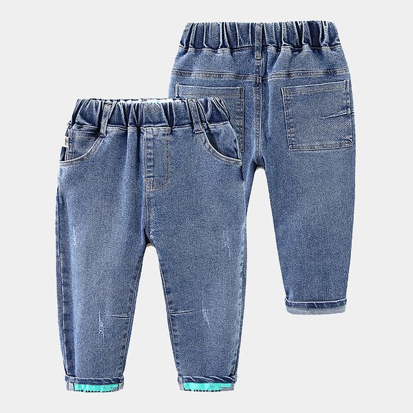 Pantalones vaqueros primavera otoño 3 4 5 6 8 10 12 años ropa para niños pantalones largos elásticos que combinan con todo pantalones vaqueros para bebés y niños 230306