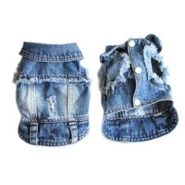 Jeans Spring Cat Jeans Vest Series Fashion Denim Cat Dessen voor katten Sphynx Casual cowboykitten jas jas Pet Costume XSXXL 10E