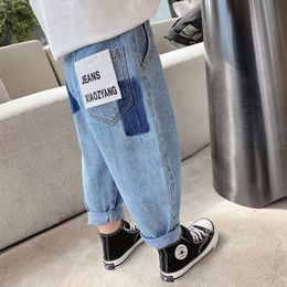 Jeans printemps automne enfants vêtements pour garçons bébé pantalon en jean élastique pour tout-petits enfants garçon vêtements vêtements d'extérieur pantalons 210 ans 230616