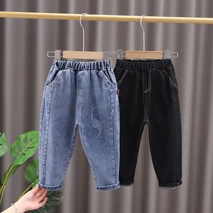 Jeans Printemps enfants haute qualité garçons filles mode trous enfants jean pour garçons pantalons en denim décontractés leggings pour tout-petits 0-5 ans 230322