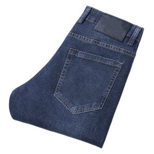 Jeans lente zomer dunne mannen slanke fit Europees Amerikaans high-end merk kleine rechte dubbele o broek F208-3