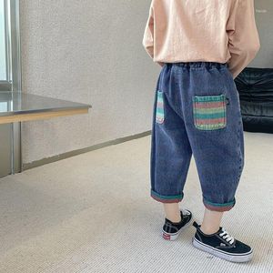 Jeans enfant en bas âge Baggy bébé garçon sarouel lâche pantalon décontracté garçons enfants automne vêtements doux Denim hiver longs bas