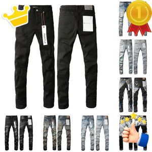 Jeans Pantalons Hommes Designer Purple Jean Femmes Pantalons noirs High1 Qualité Droite Design Rétro Streetwear Casual Pantalon de survêtement Denim Cargo Hip Hop Pant