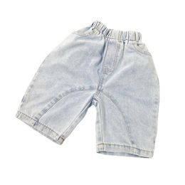 Jeans WLG enfants garçons filles printemps automne Denim blanc bleu solide Jean bébé mode tous les bas Mach pour 1-6 ans