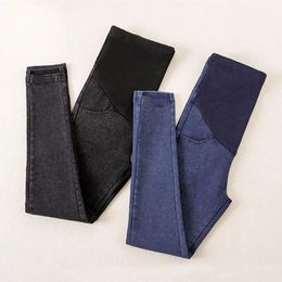 Jeans Woman Maternité Jeans Leggings Enceinte Pantalon Taille Réglable Mince Femmes Grossesse Denim Vêtements Ropa Mujer Embarazada Premama