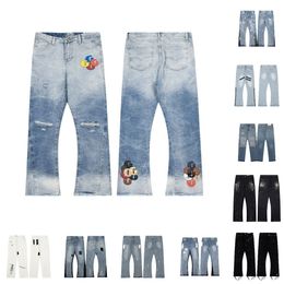 Jeans dames designer broek benen open vork strakke capris denim warm afslanke jean broek merk vrouwen kleding borduurwerk afdrukken