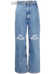 Jeans dames designer broek benen open vork strakke capris denim broek vleece dikke dikke dikke dikke slanke jean broek los