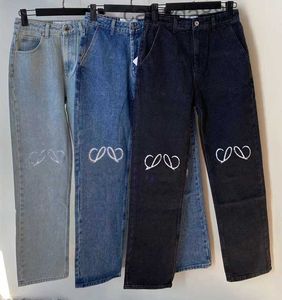 Jeans pantalon de créateur de femmes en jean