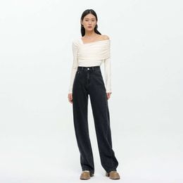 Jeans Femme Fall / hiver 2024 Pantalon mince mince