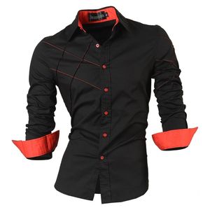 jeansian chemises décontractées robe mâle vêtements pour hommes à manches longues social slim fit marque boutique coton bouton occidental LJ200925