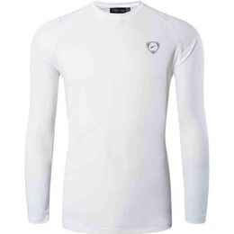 Jeansian hommes UPF 50 UV Protection solaire extérieur à manches longues T-Shirt T-Shirt plage été LA245 blanc G220217258Y