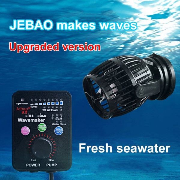 Jebao Mini Wave Pump RW4 RW8 RW15 RW20 Coral Cylinder Pompe Ocean Aquarium Wave Manufacturing Pompe General 110-240V Y2009223291