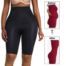 Jececer vrouwen sexy pad controle slipje dij ondergoed vrouwen slipje hoge taille butt lifter hip push up bil shapewear 210402