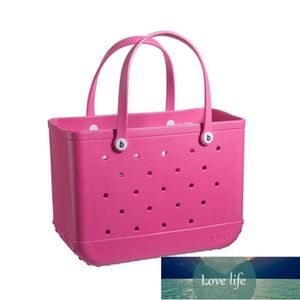 Jelly Candy Silicone Beach Lavable grande capacité Portable Panket Basket Sacs Shopping Femme EVA TOPPORTHER TOGG BOGG POUR SECE ECO 2321