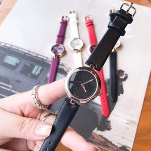 Gelée couleurs luxe femmes montre simple mode haut marque dames montres élégant femmes bracelet horloge mignon rose rouge violet noir w303c