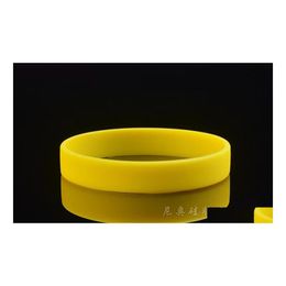 Jelly Glow Sile Bracelet Bracelet Signature Jelly Bracelets Bracelet de sport. Livraison directe de bijoux Dhhqf