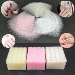 Jelly Gum gel dubbelzijdige valse nagel kunstlijmlijsten lijm sticker diy tips nep nagel acryl manicure gels make -upgereedschap