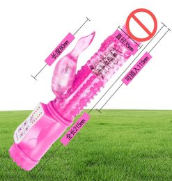 Jelly Rabbit Clitoris Vibrator G Spot Rotatie Vibrador Waterdichte Sex Producten Multi Speed Dildo Vibrators Volwassen Speelgoed Voor Women1395815