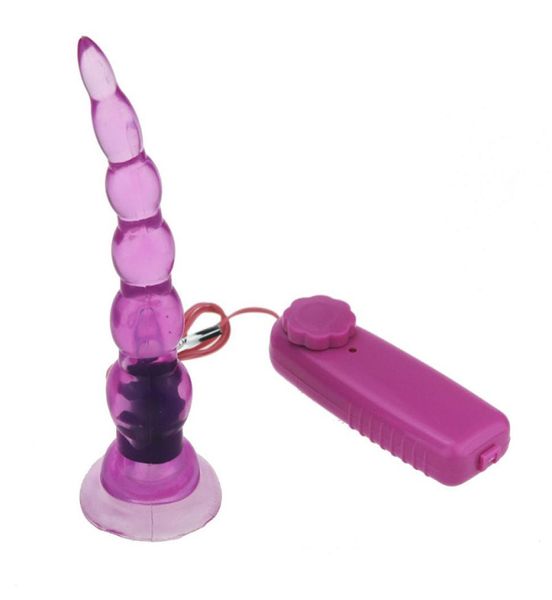 Gelée Vibration perle anale godemichet Anal jouet Anal AV vibrateur Anal jouet sexuel adulte pour les femmes produit sexuel 1847671