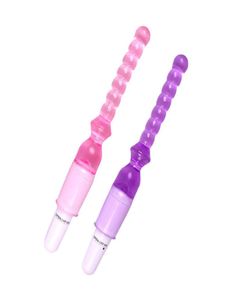 Jelly Vibrator Anal plug Sex Toys for Coples puissant vibrer des perles anales Butt Av Stick pour les hommes Woman9304218