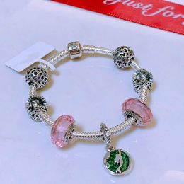 Jelly Womens Brand Bracelet 925 Sier Pdora Hoogwaardige INLay Technology Set Fashionable Temperament Design Lady Gift Drop levering DHPAQ