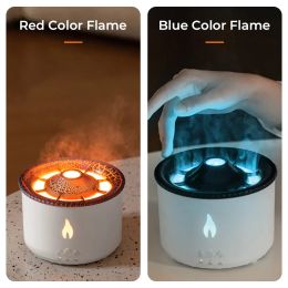Volcano de méduse Feu Flame Aroma Air Humidificateur Diffuseur Huile essentielle Odorat électrique pour le parfum Home Fool Maker