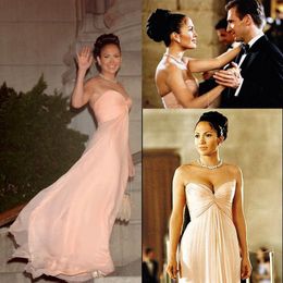 Jennifer Lopez Roze Avondjurk Lange Formele Westerse Celebrity Wear Speciale Gelegenheidsjurk Prom Party Gown315J