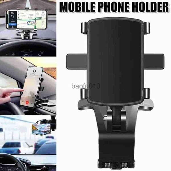 JEREFISH Universal Car Dashboard Holder Stand Hud Design Clip Smartphone Car Holder Accesorios para teléfonos móviles Soporte para teléfono celular L230619