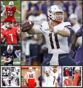 Jérémie Josephs Duquesne Dukes Football Jersey Jalin Cooper 6 Noah Palmer 15 DeMarcus Townsend 70 Evan Azzara Joe Mischler Christian Kuntz Duquesne Maillots hommes