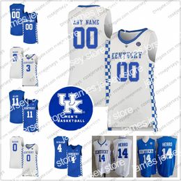 Jersey 2020 Kentucky Wildcats # 3 Tyreese Maxey 4 Nick Richards 5 Immanuel Quickley 11 Dontaie Allen 23 EJ Montgomery Hommes Jeunes enfants Jersey