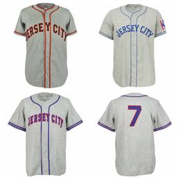 Jersey City Giants 1950 Baseball Jersey Hommes Femmes Youth Custom tout nom et numéro Taille gratuite S-4XL 2679