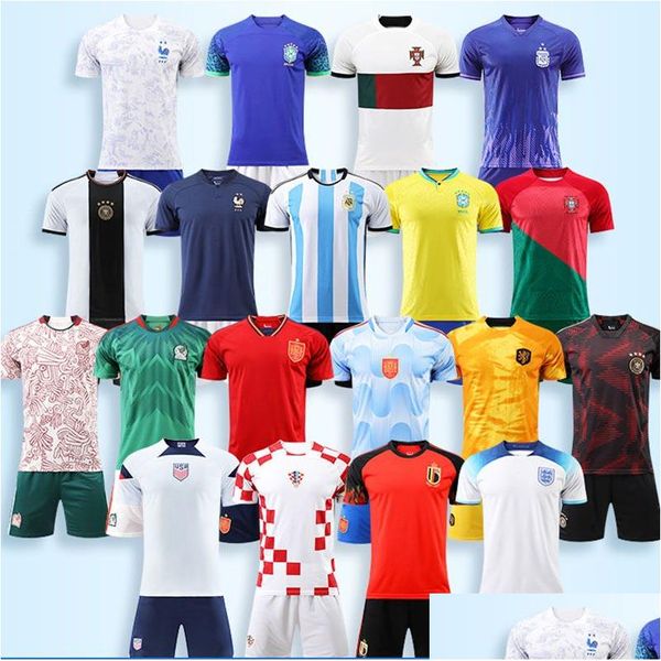 Jerseys 2024 Uniformes nationaux de football pour hommes femmes et enfants Drop Livraison Bébé Enfants Vêtements de maternité Enfants Athletic Outdo OTBHG