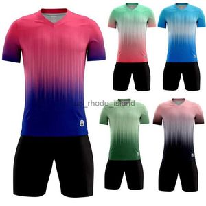 Jerseys 2024 Nieuwe Kindervoetbaltenues Sportkleding voor volwassenen Polyester Ademend Sneldrogend Gedrukt Nummer T-shirt 8 jaar kinderen