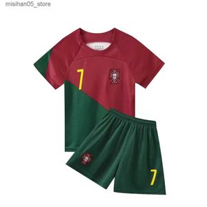 Jerseys 22-23 Portugal Thuis Nr. 7 Caïro Nationaal Team Voetbalshirt Heren team uniform jersey Kinderen 14-2XL Q240318